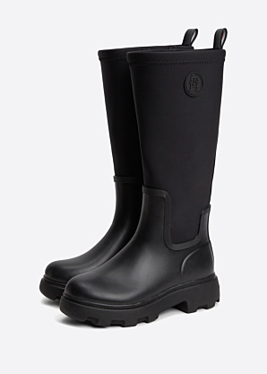 Tommy Hilfiger guminiai batai Stamp Warm Knee