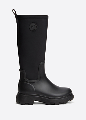 Tommy Hilfiger guminiai batai Stamp Warm Knee