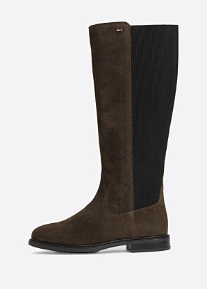 Tommy Hilfiger pavasario-rudens batai Enamel Flag High Chelsea