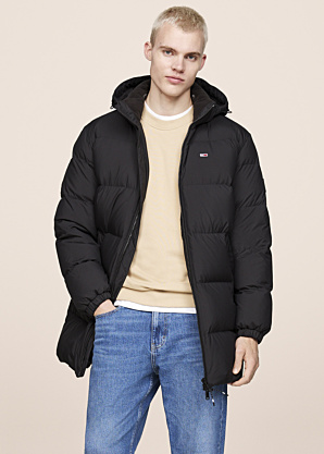 Tommy Jeans pūkinis paltas