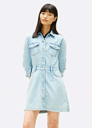 Tommy Jeans džinsinė suknelė